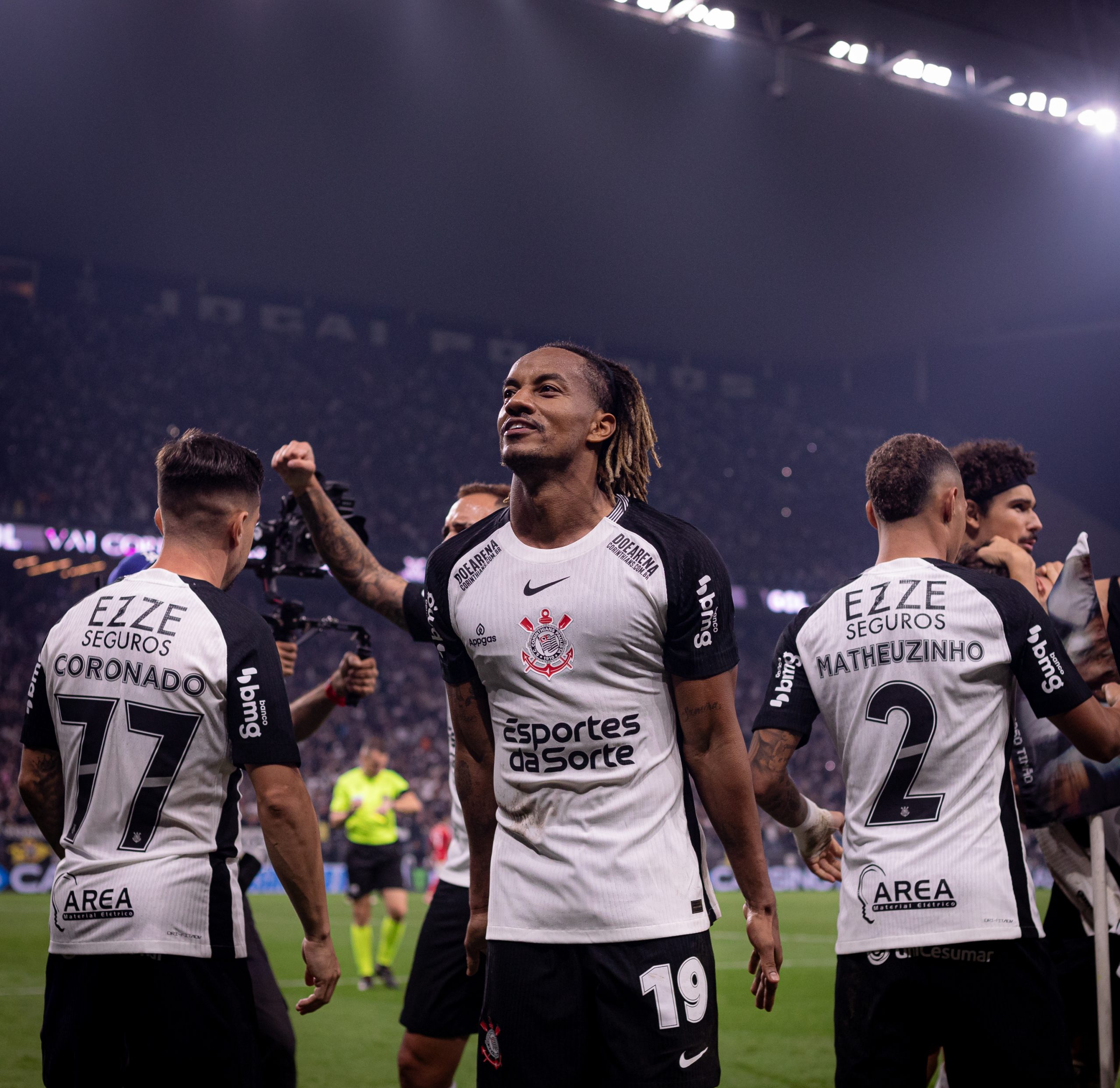Corinthians atinge 13 pontos no Brasileirão de 2025 com oito rodadas de antecedência em relação a 2024