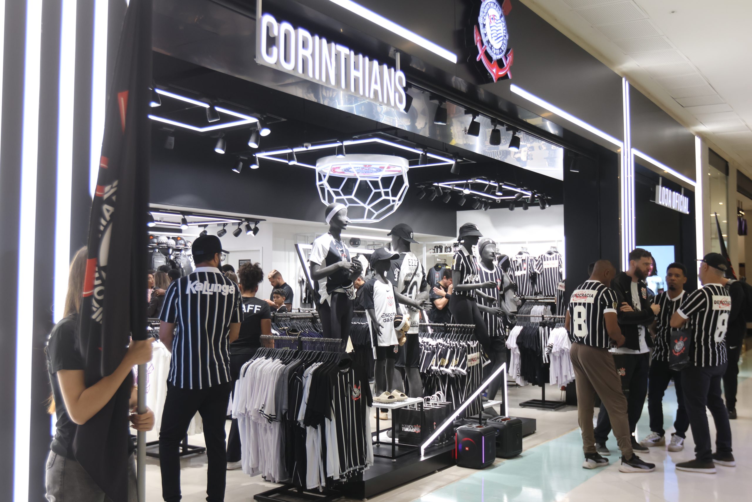 Corinthians segue expandindo varejo e inaugura nova loja oficial na Zona Norte